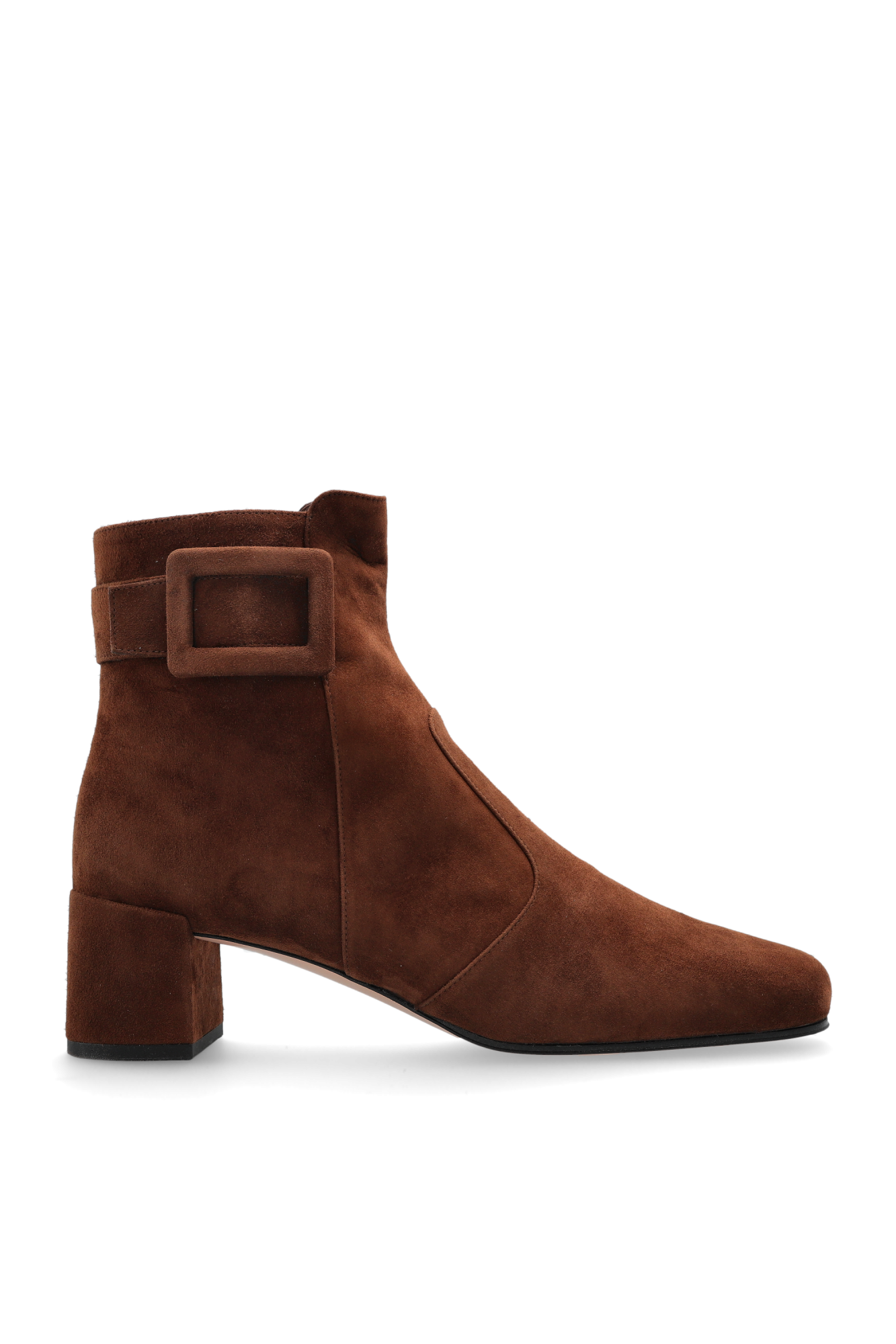 ショートブーツ・ブーティ ROGER VIVIER TRES VIVIER LEATHER ANKLE BOOTS Roger Vivier